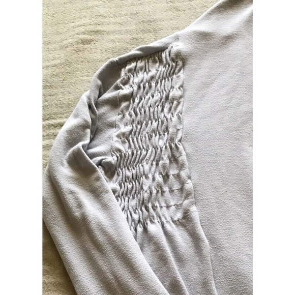 Moa C Moa Womens Lgt Gray Open Front Cardigan Sweater SzL Pre-Owned - Picture 10 of 10